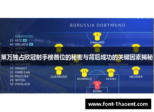 莱万独占欧冠射手榜首位的秘密与背后成功的关键因素揭秘 莱万独占欧冠射手榜首位的秘密与背后成功的关键因素揭秘